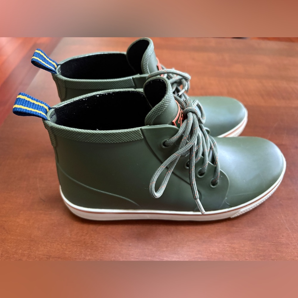 Fashion Green Ankle Rain Boots